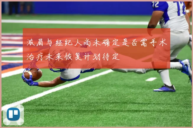 浓眉与经纪人尚未确定是否需手术治疗未来恢复计划待定